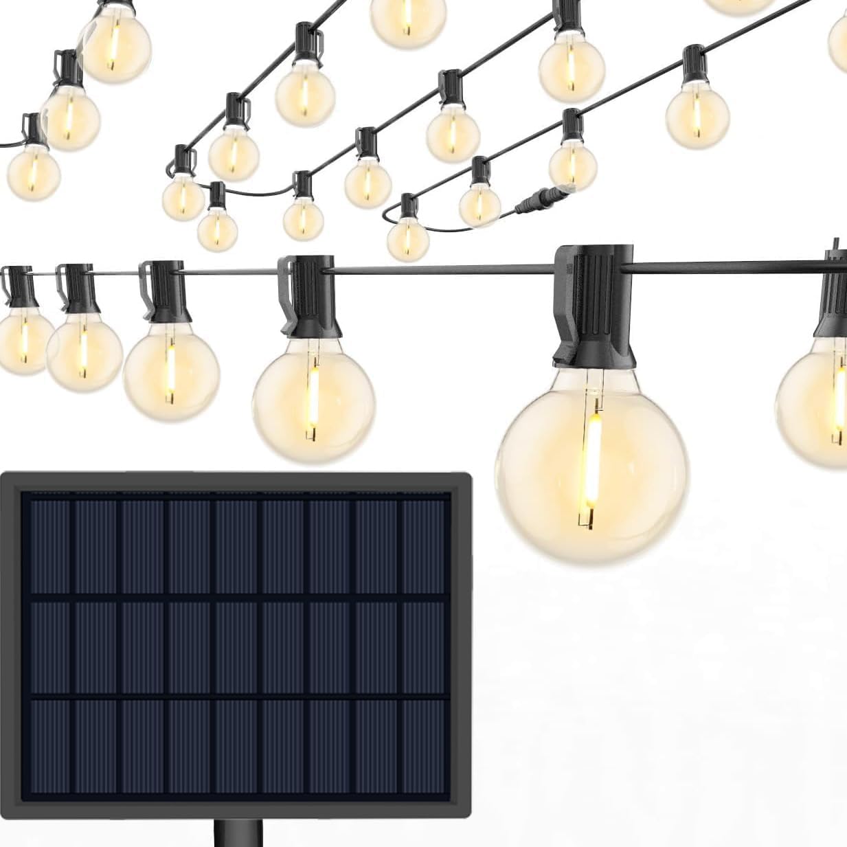 Sunlitec 50 Ft Solar String Lights