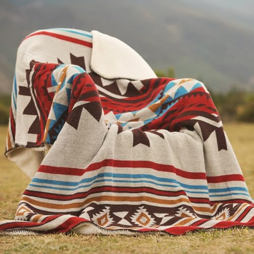 Aztec Sherpa Throw (60"x80")