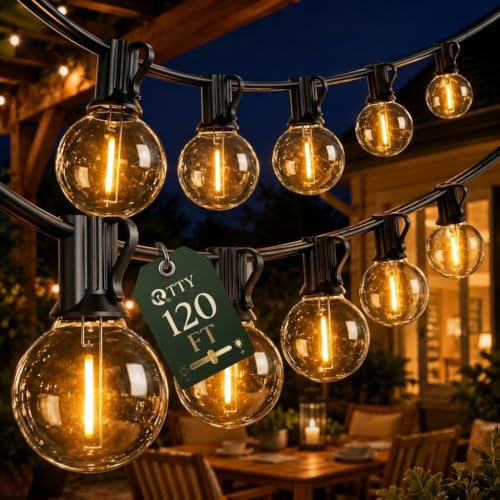 RTTY Outdoor String Lights 120ft