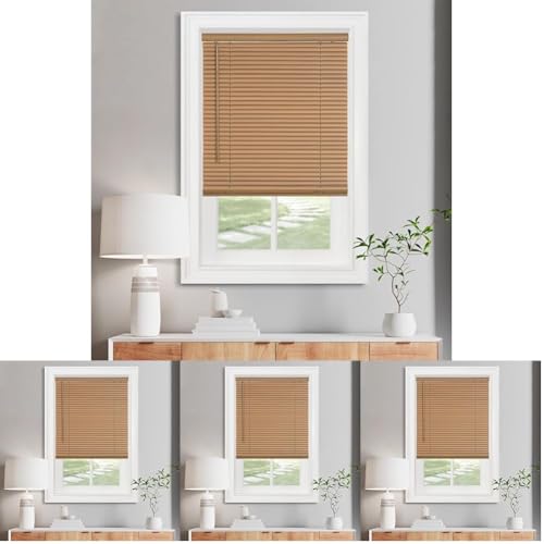 ACHIM Cordless Light Filtering Mini Blind (Pack of 4)