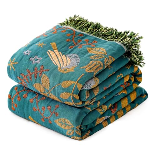 MSGKV Boho Cotton Throw