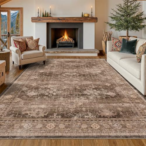 Boho Taupe Brown 5x7