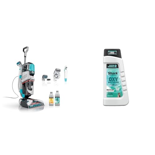 Shark EX201 CarpetXpert Upright Carpet, Area Rug & Upholstery Cleaner + Shark StainStriker 32oz OXY Multiplier Formula