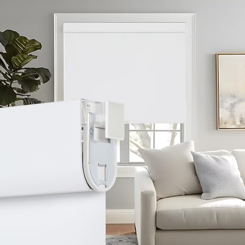 Persilux 27" White 100% Blackout Roller Shade