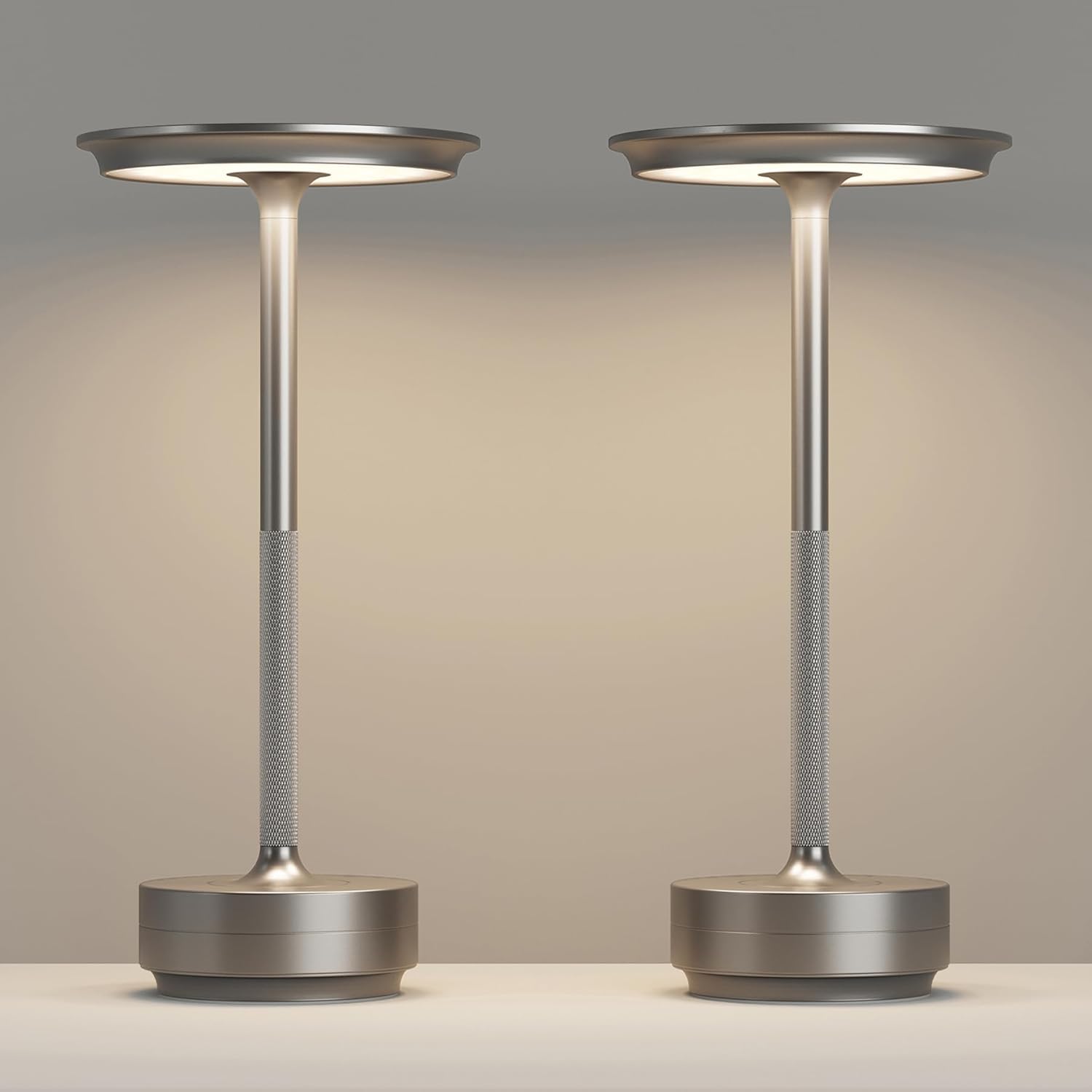 FDIDC Rechargeable 2 Pack Cordless Table Lamps