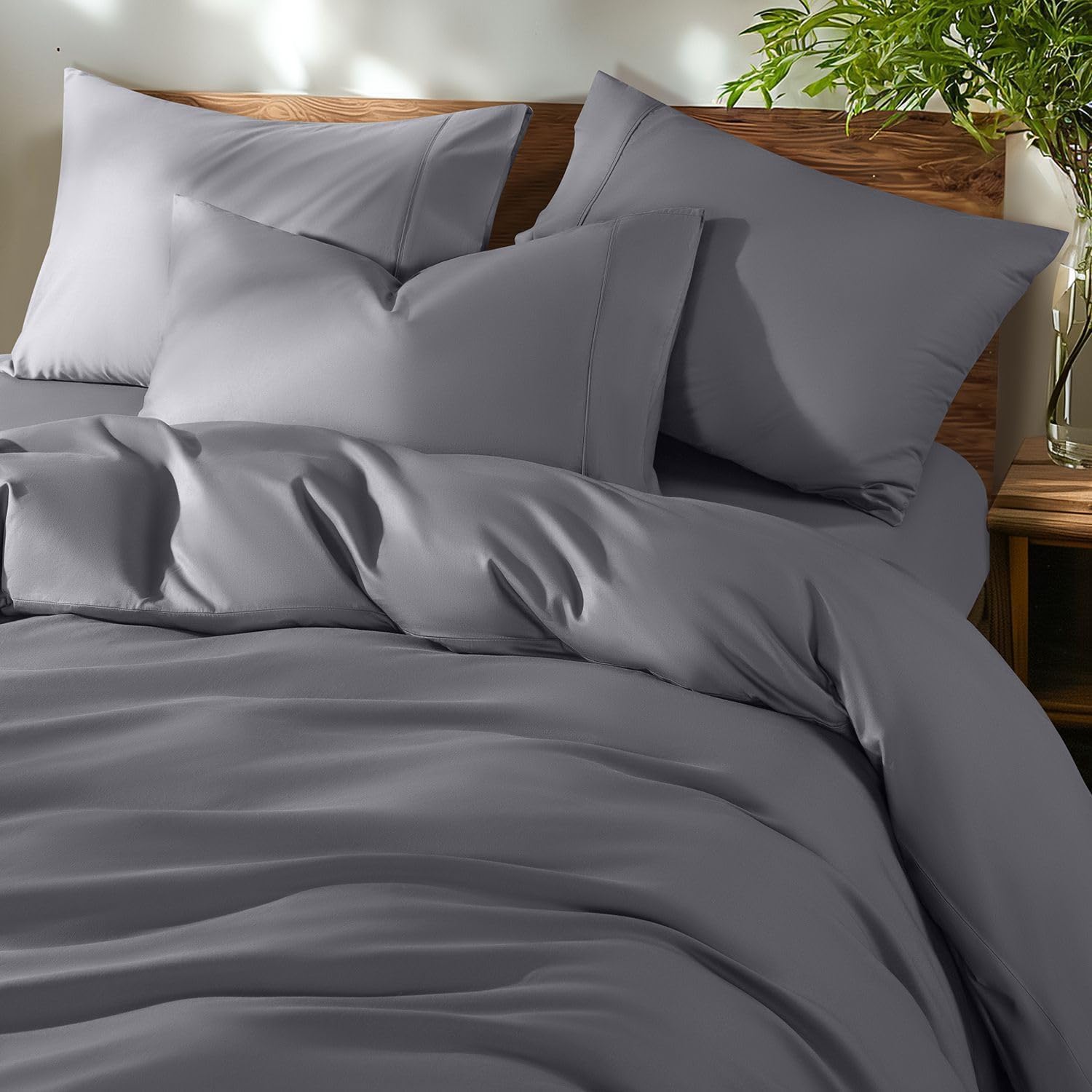 Shilucheng Sateen (Dark Grey)