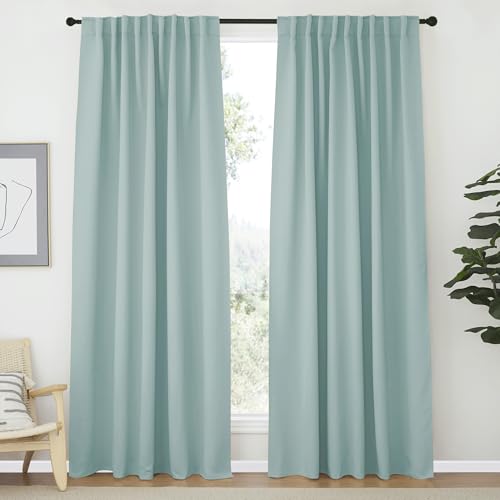 NICETOWN Blackout Curtains (Aqua Blue)