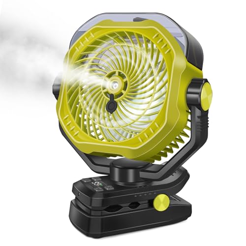 dymuzic Rechargeable Misting Fan