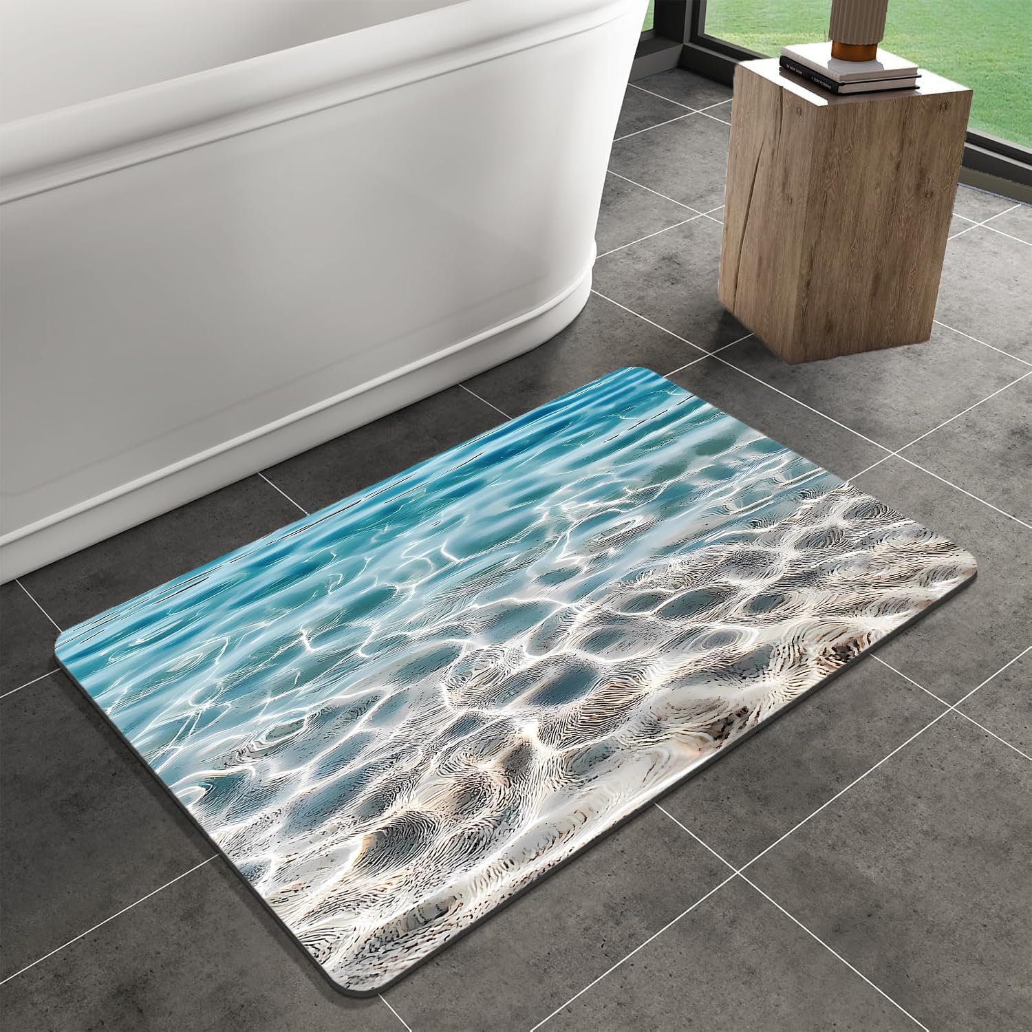 Nreafifi Blue Beach Mat