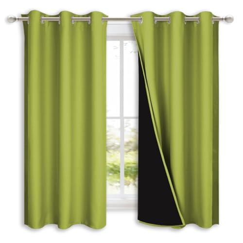 NICETOWN 100% Blackout Short Curtains