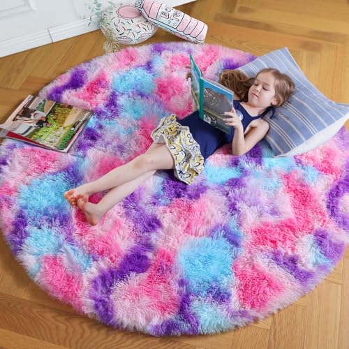 Amdrebio Hot Pink Rainbow Round 5Ft