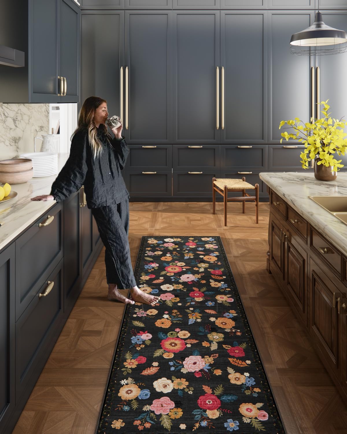 palohom Machine Washable Rug Runners for Hallways