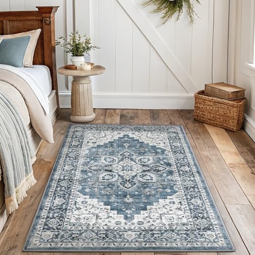 AMADA HOMEFURNISHING 3x5 Washable Area Rug