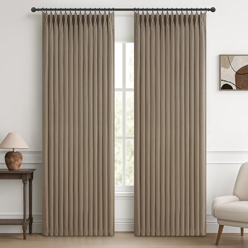 Double Layer Thick Burlap Drapes
