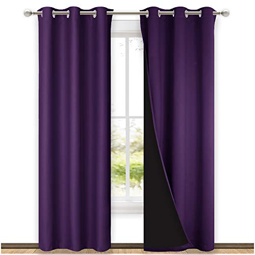 NICETOWN Room Warming Blackout Curtains (80")