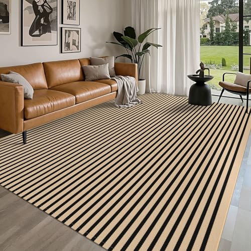 IOHOUZE Striped Area Rug 8'x10'