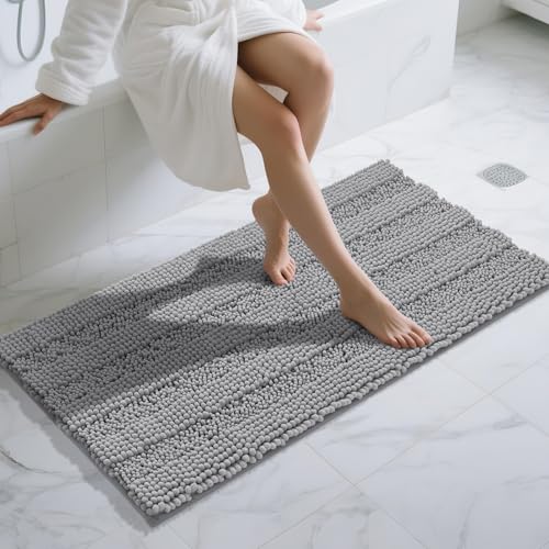 Yimobra Shaggy Chenille Runner (Gray)