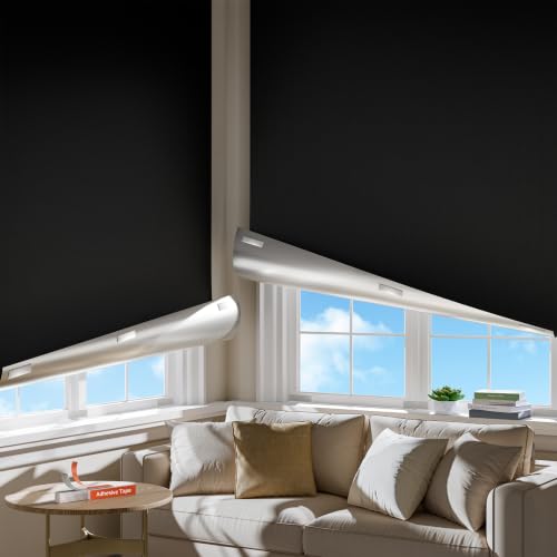 HEMRLY Portable Blackout Curtains (48"x84")