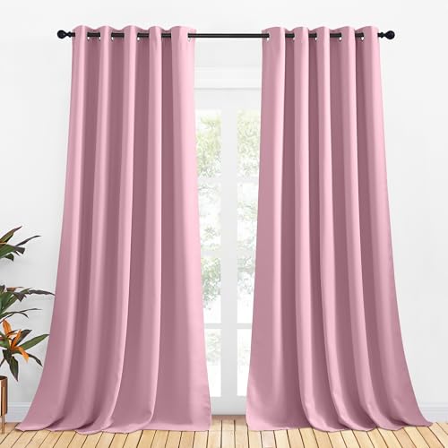 NICETOWN Blackout Grommet 70x95 Rouge