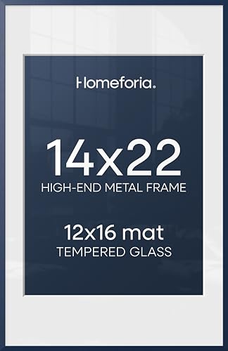 Homeforia 14x22 Picture Frame Navy Blue