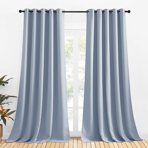 NICETOWN 70x108 Vintage Blue
