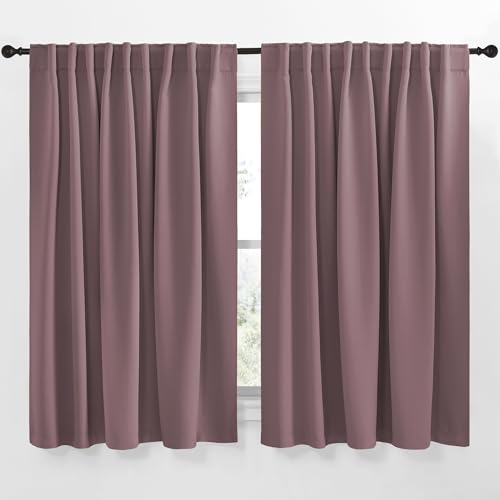 NICETOWN Blackout Curtains (Dry Rose)