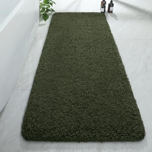 AROGAN 24x60 Olive Microfiber Rug