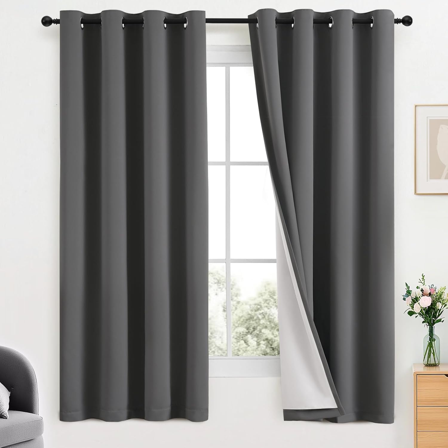 Yakamok 100% Blackout Curtains