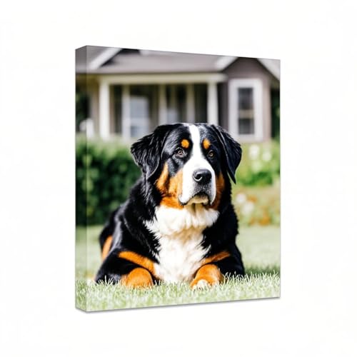 Personalized Photo to Canvas Print - Canvas Prints With Your Photos on Custom Wall Art for Bedroom, Living Room, Wedding Baby Pet Family Picture Framed Wall Art (24" W x 32" H)