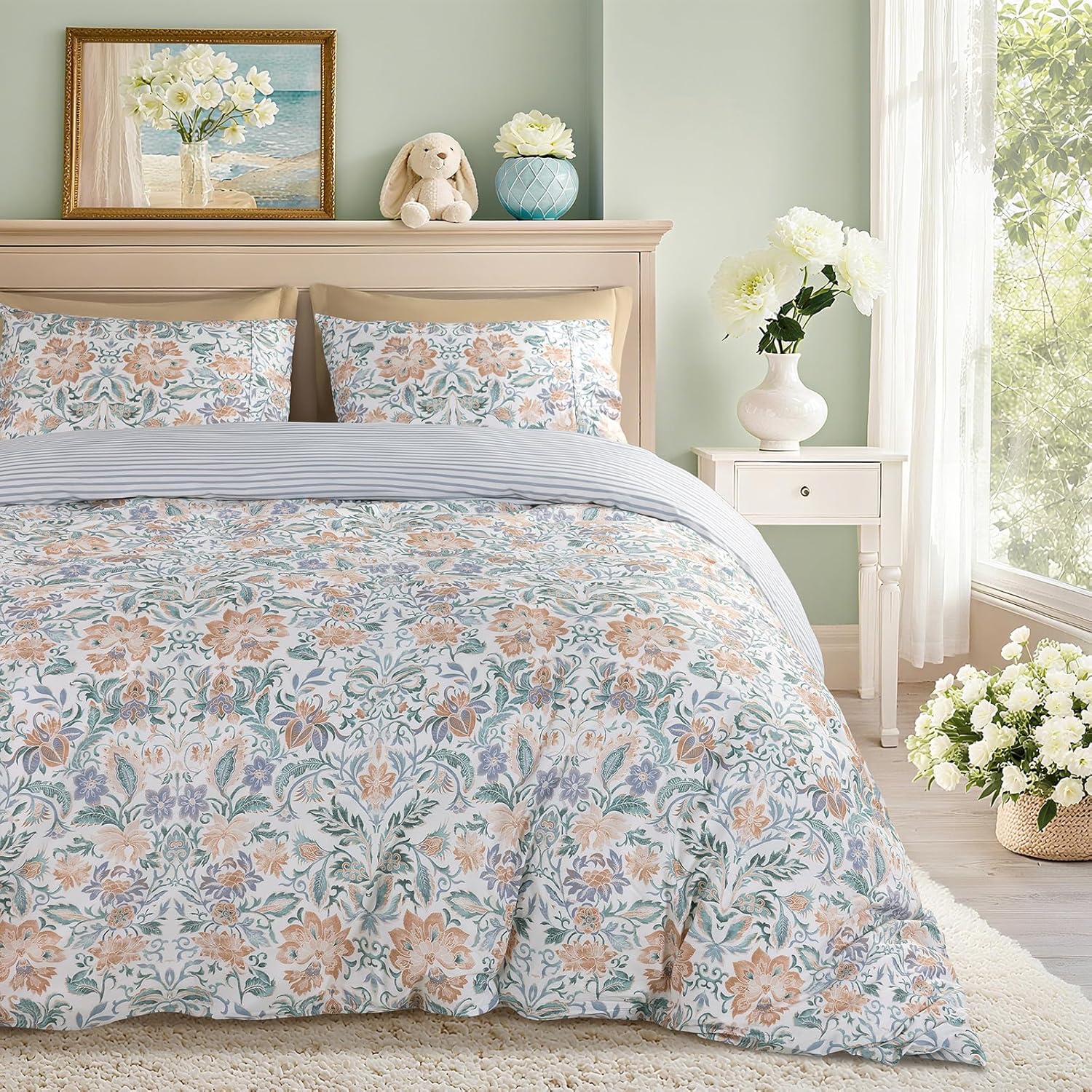 Shilucheng Floral Queen (Brown & Blue)