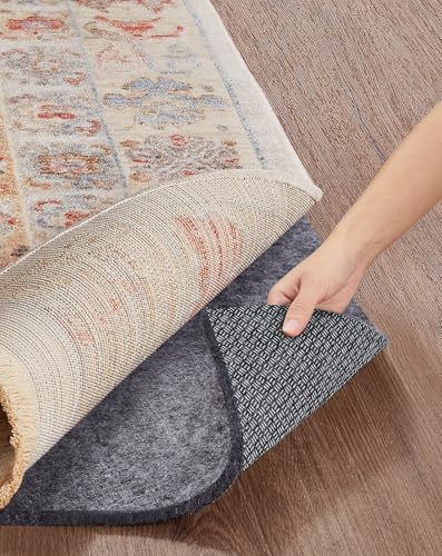 Veken Non Slip Cushioned Rug Pad Gripper 6 x 9 Ft
