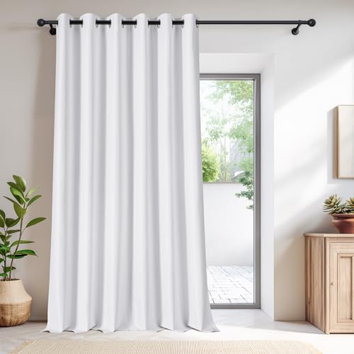 NICETOWN 100% Blackout Sliding Door Curtains (95")