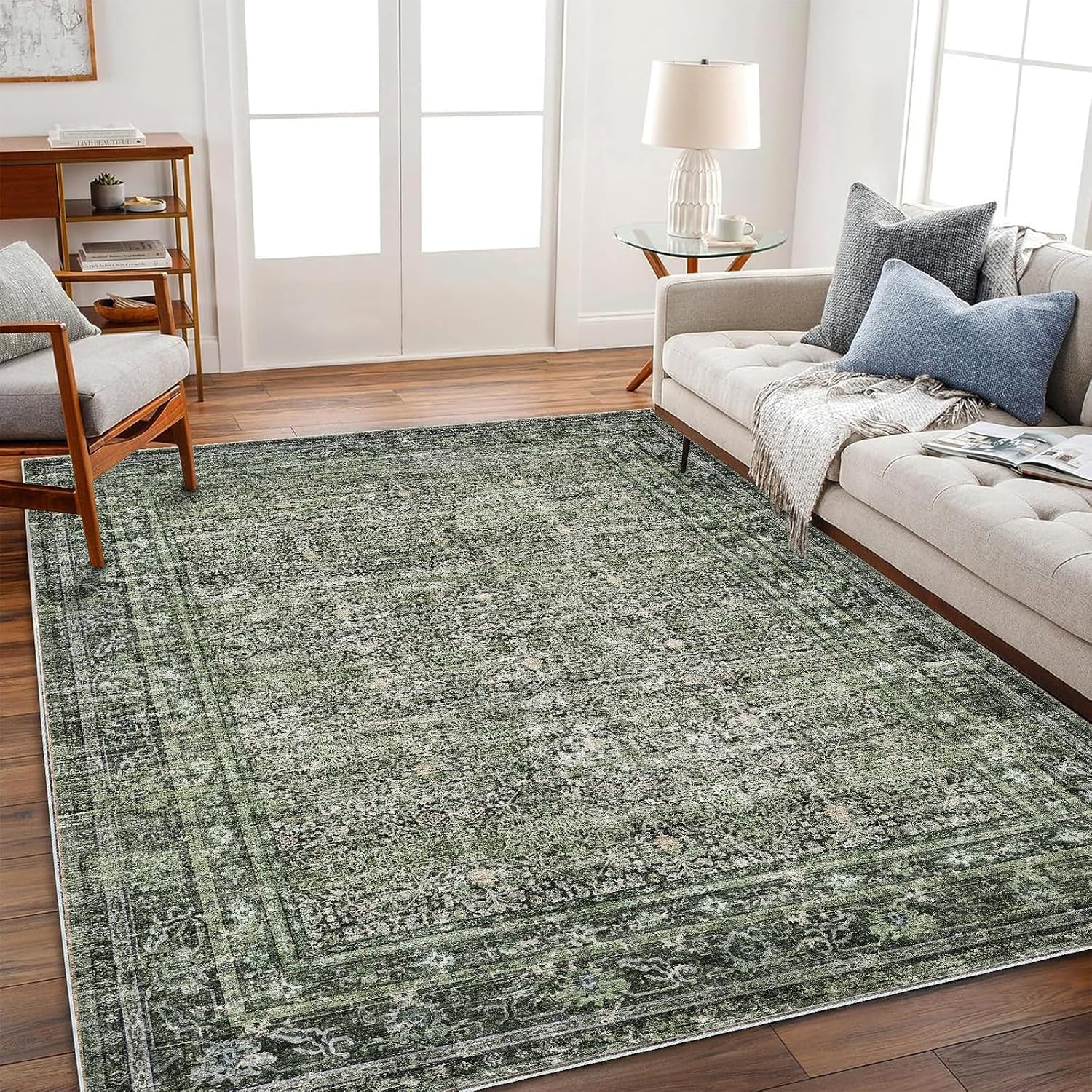 CHAMPLANT Area Rug 6'x9' (Distressed)