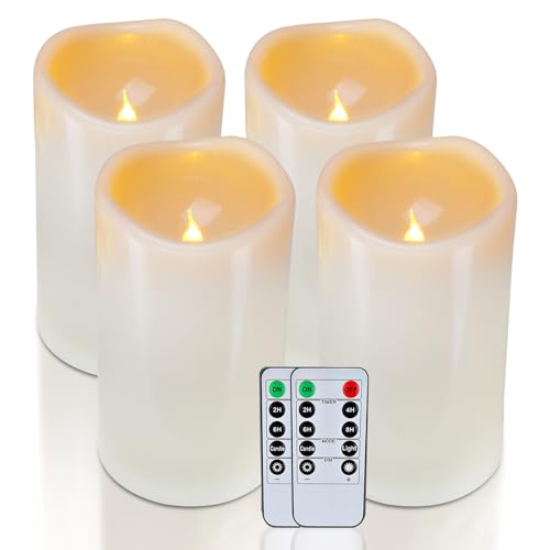 Homemory 4" x 6" Waterproof Flameless Candles