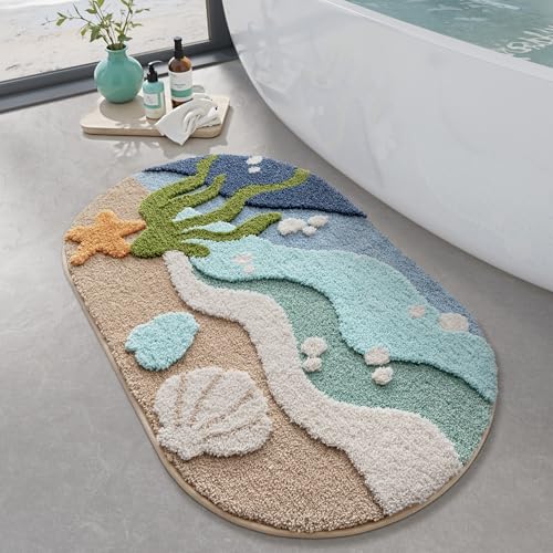 LUMI Beach Bathroom Rug (22"x34")
