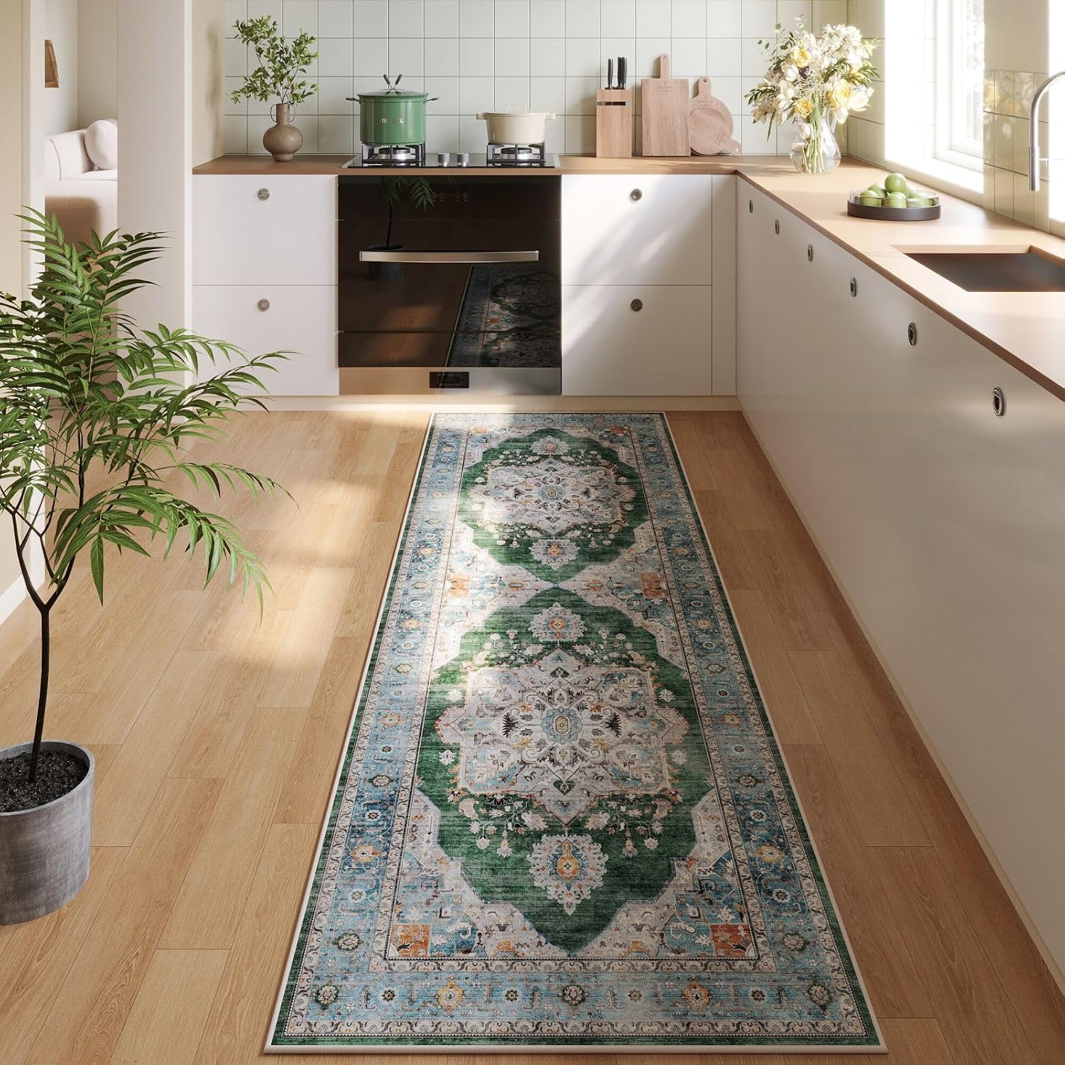Rugcomf Vintage Medallion Runner