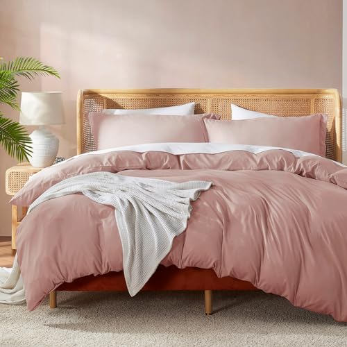 Nestl Queen Duvet Set (Blush Pink)