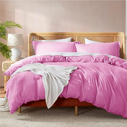 Nestl Full Duvet Cover Set (Pink)