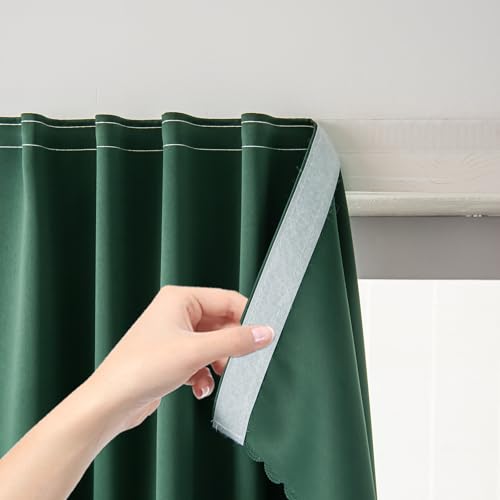 Blackout Curtains Sticky (Dark Green)
